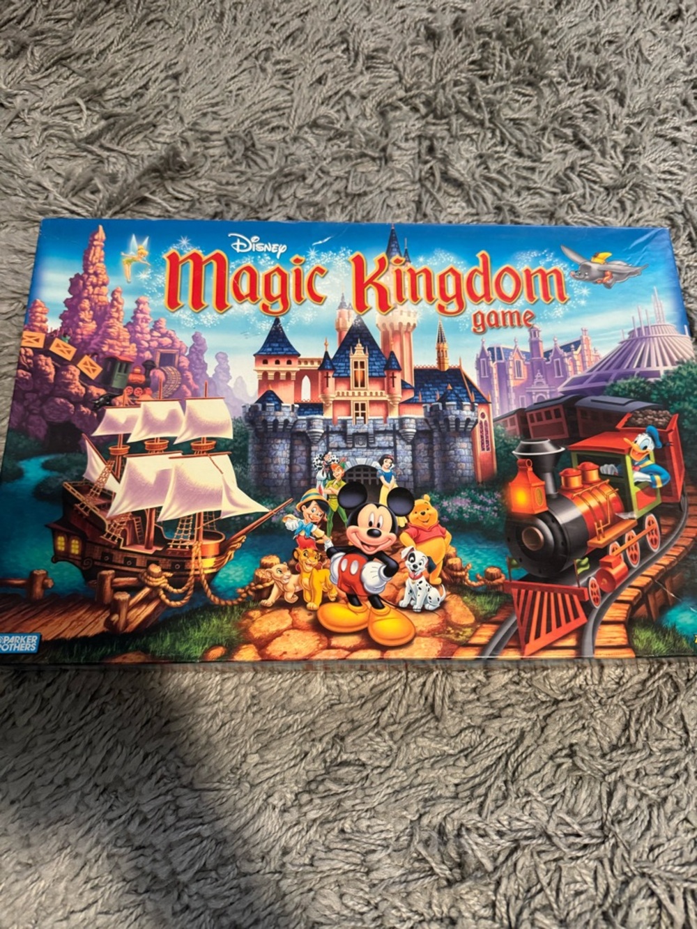 Vintage 90s Parker Brothers Habro Disney Magic Kingdom Board Game